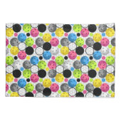 Pickleballのプリント 枕カバー (裏面)