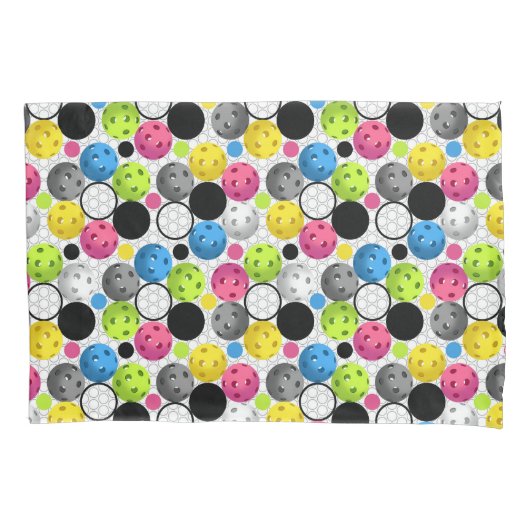 Pickleballのプリント 枕カバー (正面)