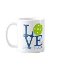 Pickleballのマグ: "愛PICKLEBALL "