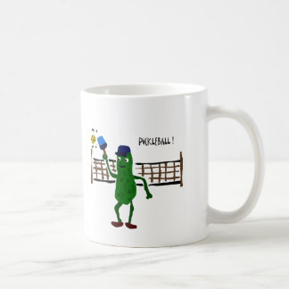 Pickleballの原住民の芸術を遊ぶピクルス コーヒーマグカップ