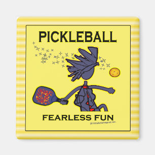 Pickleballの大胆不敵なおもしろい マグネット