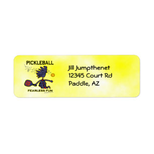 Pickleballの大胆不敵なおもしろい ラベル