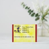 Pickleballの大胆不敵なおもしろい 名刺 (スタンド正面)