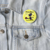 Pickleballの大胆不敵なおもしろい 缶バッジ (インサイチュ)