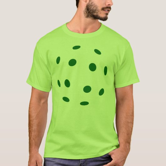 Pickleballの巨大な緑のギフト Tシャツ (正面)