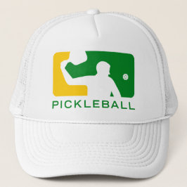 Pickleballの帽子: メジャーリーグ(緑か黄色) キャップ