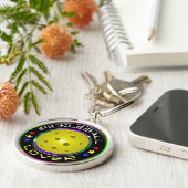 Pickleballの恋人1の選択 キーホルダー (側面)