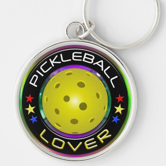 Pickleballの恋人1の選択 キーホルダー (正面)