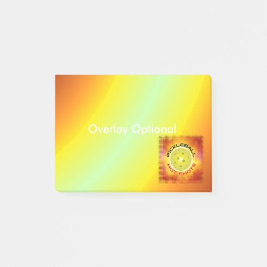 Pickleballの熱い打撃1の選択 ポストイット (正面)