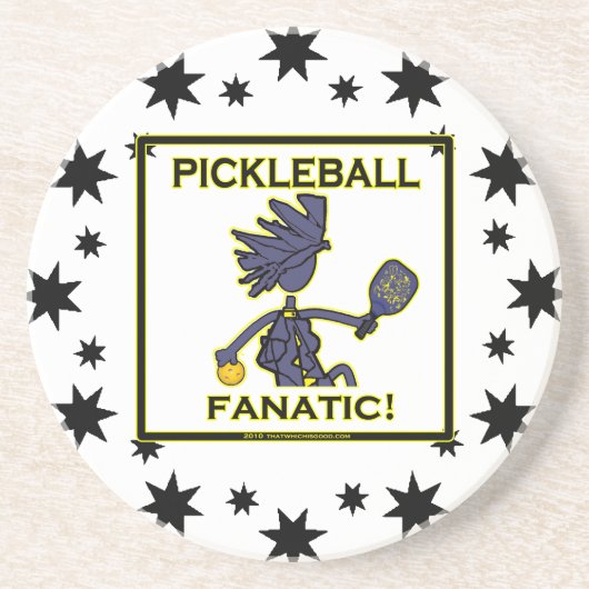 Pickleballの熱狂者 コースター (正面)