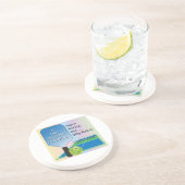 Pickleballの砂岩コースターのない日 コースター (側面)