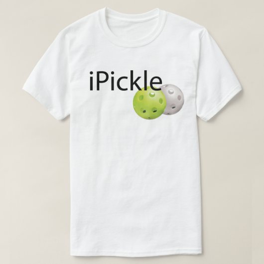 PickleballのiPickle Tシャツ (デザイン正面)