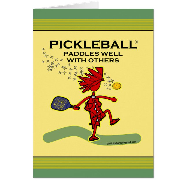 Pickleballは他とよく漕ぎます (正面)