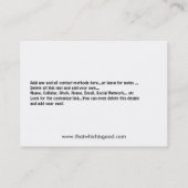 Pickleballは他とよく漕ぎます 名刺 (裏面)