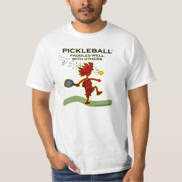 Pickleballは他とよく漕ぎます Tシャツ