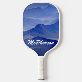 Pickleballは名前Blue Backgroundでパーソナライズ ピックルボールラケット