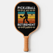 Pickleballは私の退職計画である ピックルボールラケット (裏面)