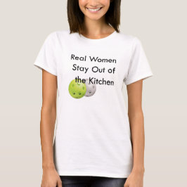 Pickleballは、台所を避けます Tシャツ