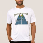 Pickleballをウィグルさせる中間的なメイク Tシャツ (正面)