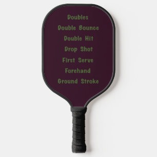 Pickleballゲームのフレーズことわざと単語 ピックルボールラケット
