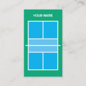 Pickleballコーチの名刺テンプレート 名刺 (正面)