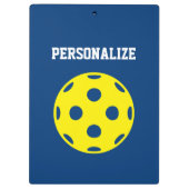 Pickleballスポーツのクリップボードとカスタムロゴ クリップボード (裏面)
