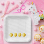 PICKLEBALLスポーツネットイエローボールおもしろいゲーム ペーパープレート (パーティー)