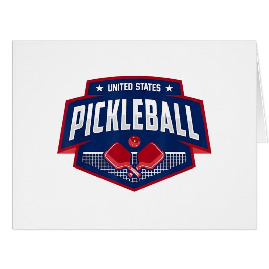 PickleballチームのサポートPickleball Player USA (正面横)