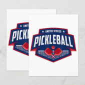 PickleballチームのサポートPickleball Player USA (正面/裏面)