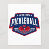 PickleballチームのサポートPickleball Player USA (裏面)