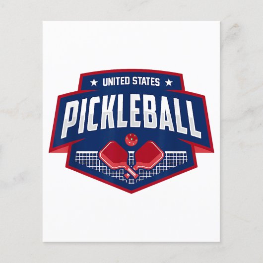 PickleballチームのサポートPickleball Player USA (正面)