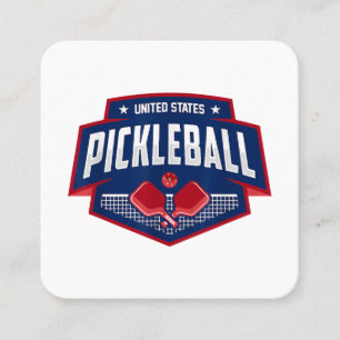 PickleballチームのサポートPickleball Player USA スクエア名刺