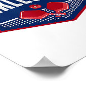 PickleballチームのサポートPickleball Player USA ポスター (角)