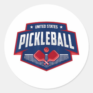 PickleballチームのサポートPickleball Player USA ラウンドシール