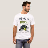 Pickleballデイリーライフ予報 Tシャツ (正面フル)