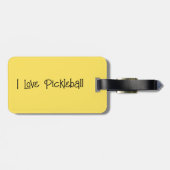 Pickleballバッグ ラゲッジタグ (裏面横)