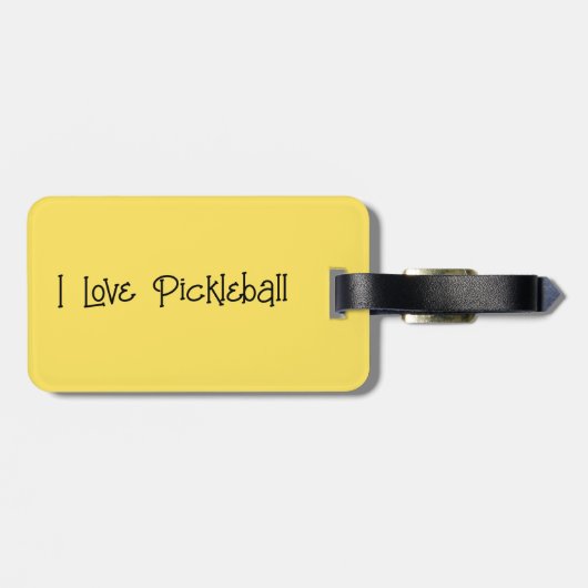 Pickleballバッグ ラゲッジタグ (裏面横)