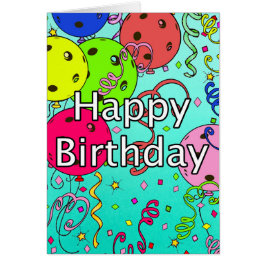 Pickleballプレイヤーお気に入りのへのハッピーバースデー