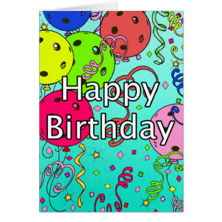 Pickleballプレイヤーお気に入りのへのハッピーバースデー