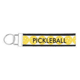 PIckleballプレイヤー名、電話番号、カスタム文字  リストバンドキーホルダー