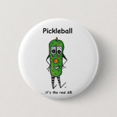 Pickleballボタン 缶バッジ (正面)