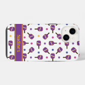 Pickleball好き ホワイト iPhone 14 Case-Mate iPhone iPhoneケース (裏面横)