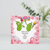 Pickleball日付の招待結婚を保存おもしろいする セーブザデート (スタンド正面)