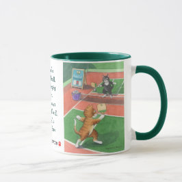 Pickleball猫芽及びトニーのマグ マグカップ