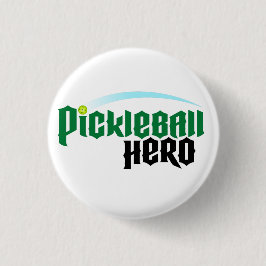 "Pickleball英雄"のロゴボタン 缶バッジ