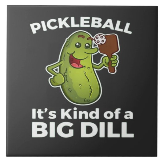 Pickleball かなり大きなディル タイル (正面)