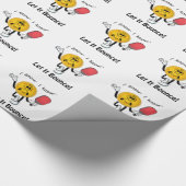 Pickleball: それ割り当てられる跳ねるため ラッピングペーパー (角)