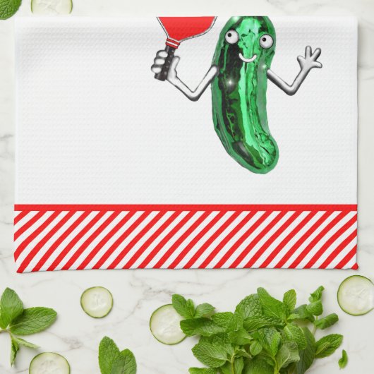 Pickleball キッチンタオル (折り畳み)