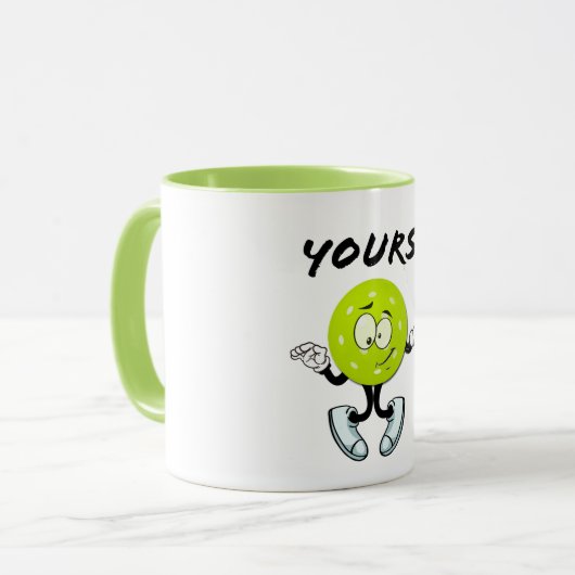 Pickleball：自分の マグカップ (正面左)