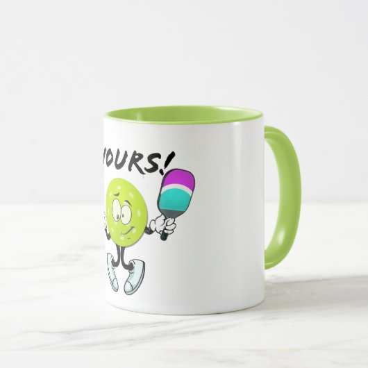 Pickleball：自分の マグカップ (正面右)